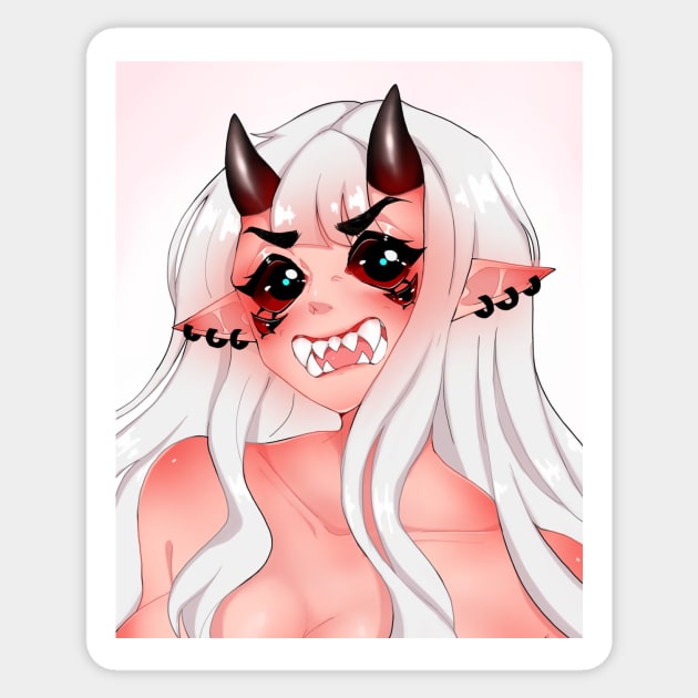 Demon Lulu Sticker by Azucah